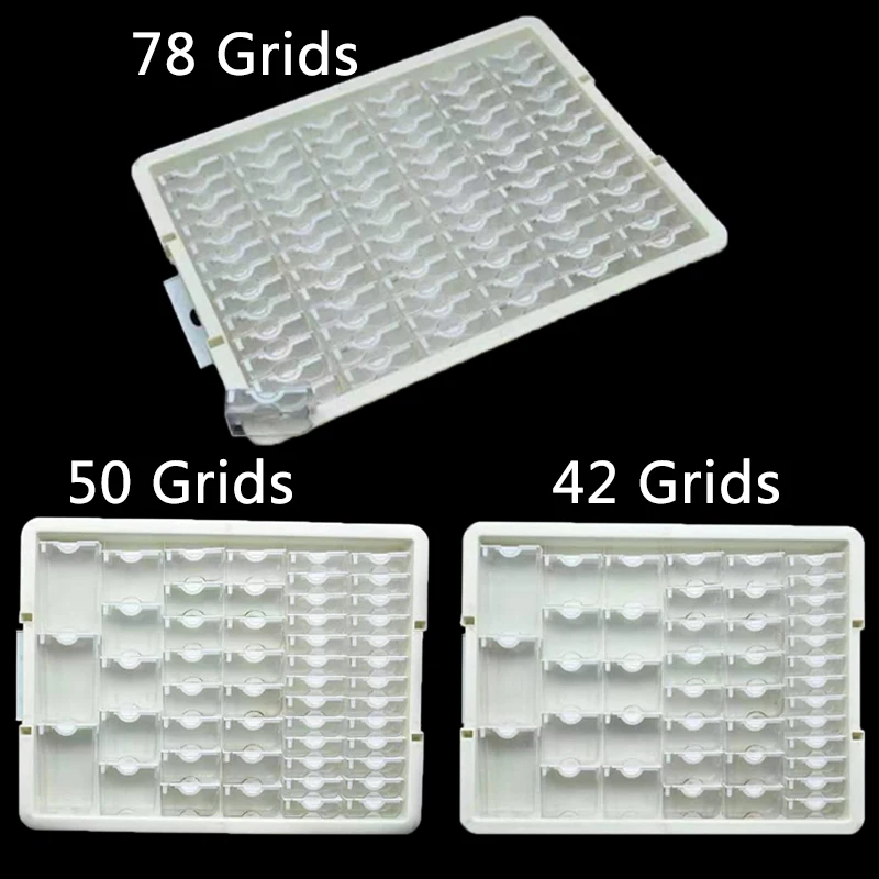 

Drill Containers for Diamond Painting Mosaic Tool Accessories Plaid Jewelry Diamond Embroidery Transparent Storage Box