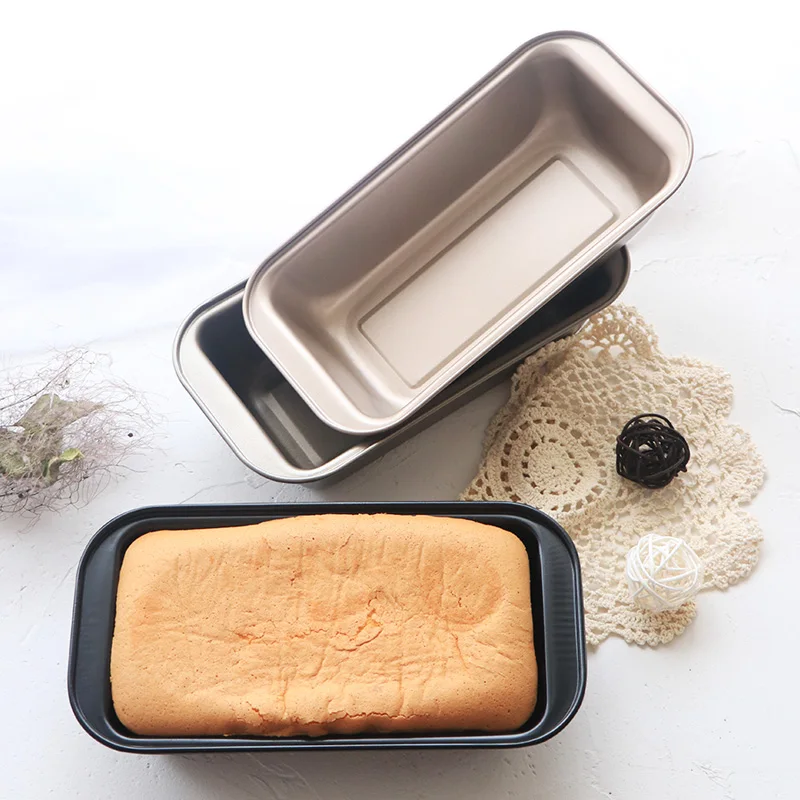 Многоразовая прямоугольная металлическая форма для выпечки большая желтая