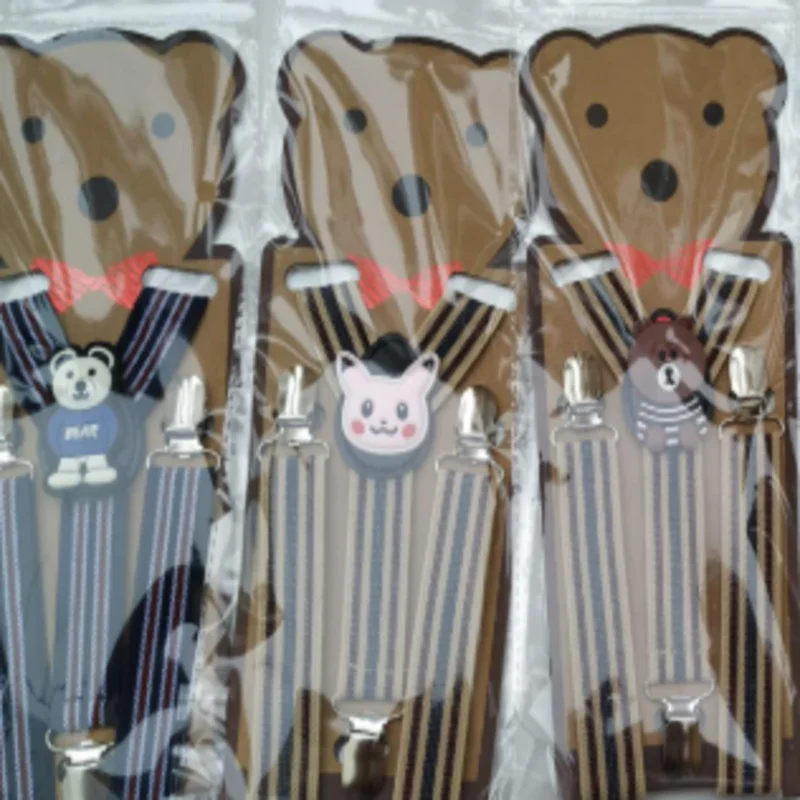 Новый подтяжки с рисунком для мальчиков костюм девочек ремень Зажимы задний фон