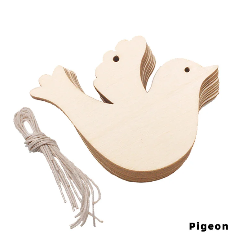 10 шт. деревянные подвески для украшения дома | Дом и сад