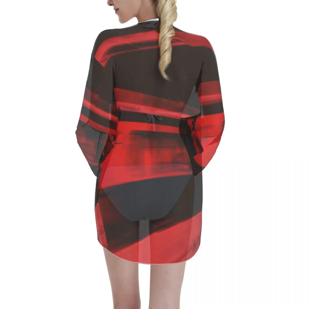 

Ladies summer beach Ladies kimono cardigan outer cover with Ladies kimono cardigan sunscreen blouse, swimsuit blouse