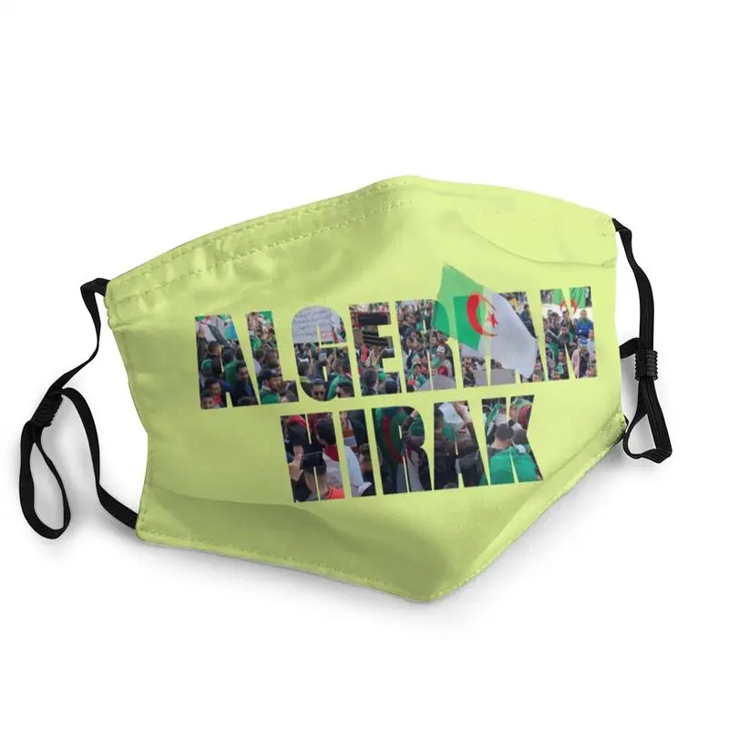 

Algerian Hirak Mask Anti Dust Non-Disposable Face Mask Protection Cover Men Women Respirator Mouth Muffle
