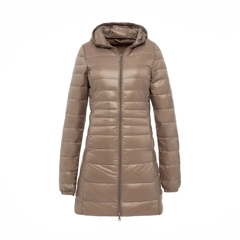 gray-With bag Sfit зимняя женская короткая парка, теплая тонкая короткая стеганая хлопковая куртка с карманами, пальто с капюшоном, однотонный легкий пуховик - Цвет: gray-With bag