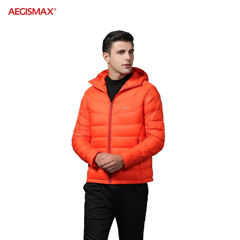 Уличная кемпинговая альпинистская куртка AEGISMAX ультралегкий теплый белый