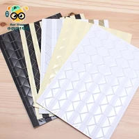 102pcs photo album photo fixed corner sticker hand account paper fixed can be pasted transparent pvc sticker type corner sticker