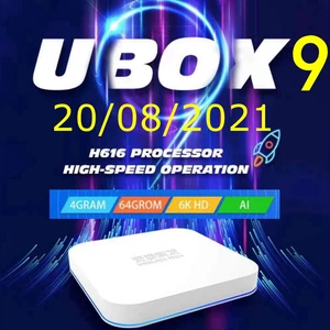 UBOX9 PRO unblock tech android 10 лучшая ТВ-приставка с голосовым ИИ двойным Wi-Fi 4 + 64 ГБ, популярная в Корее, Японии, Канаде, США, SG, PK, EVPAD, ТВ-приставка 6P