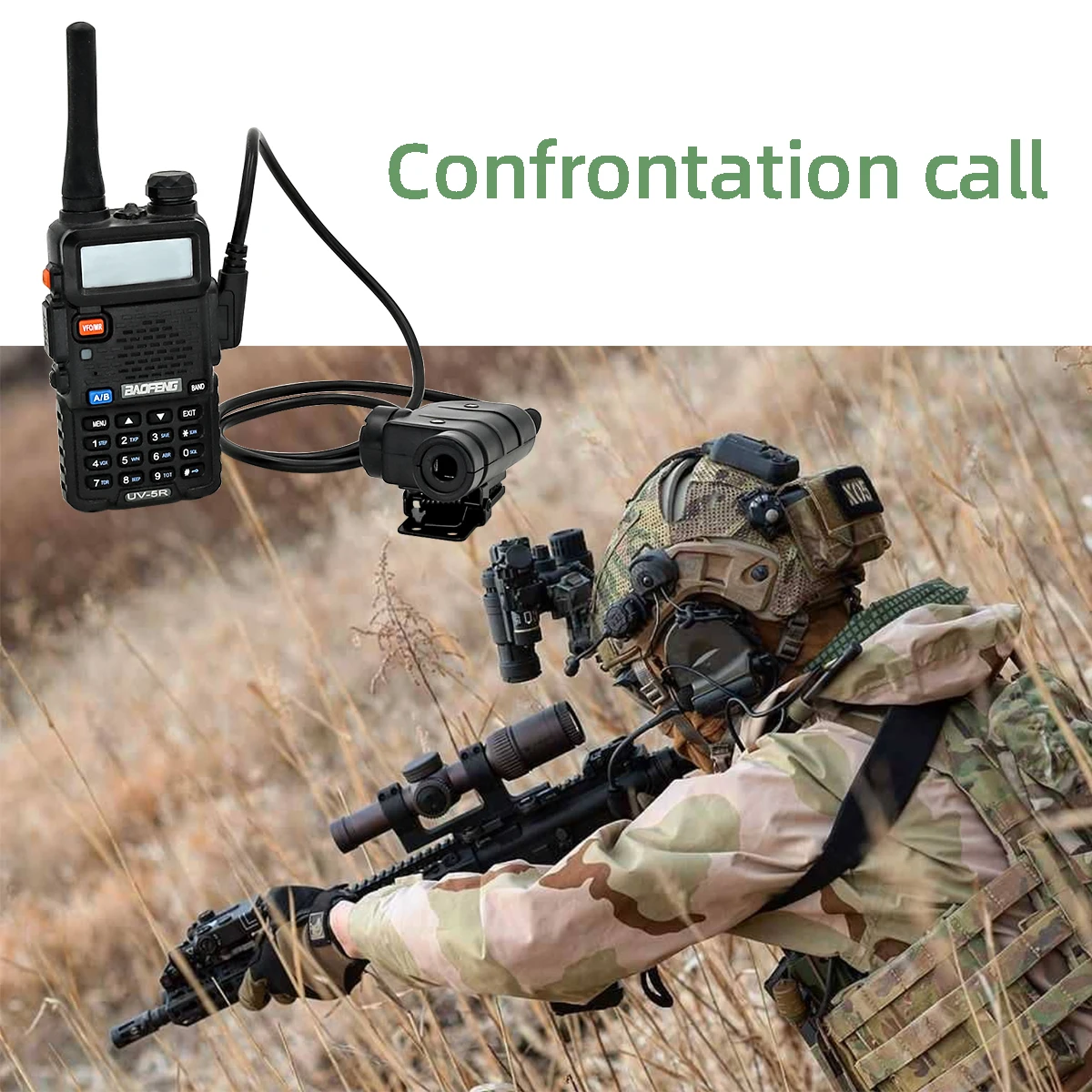 Silynx PTT Airsoft Shooting Tactical Headset Military Headset Adapter U94 PTT for Hunting Noise Reduction Shooting Headphone