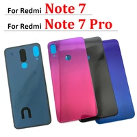 back glass rear cover for xiaomi redmi note 7 note 7pro battery door housing battery back cover