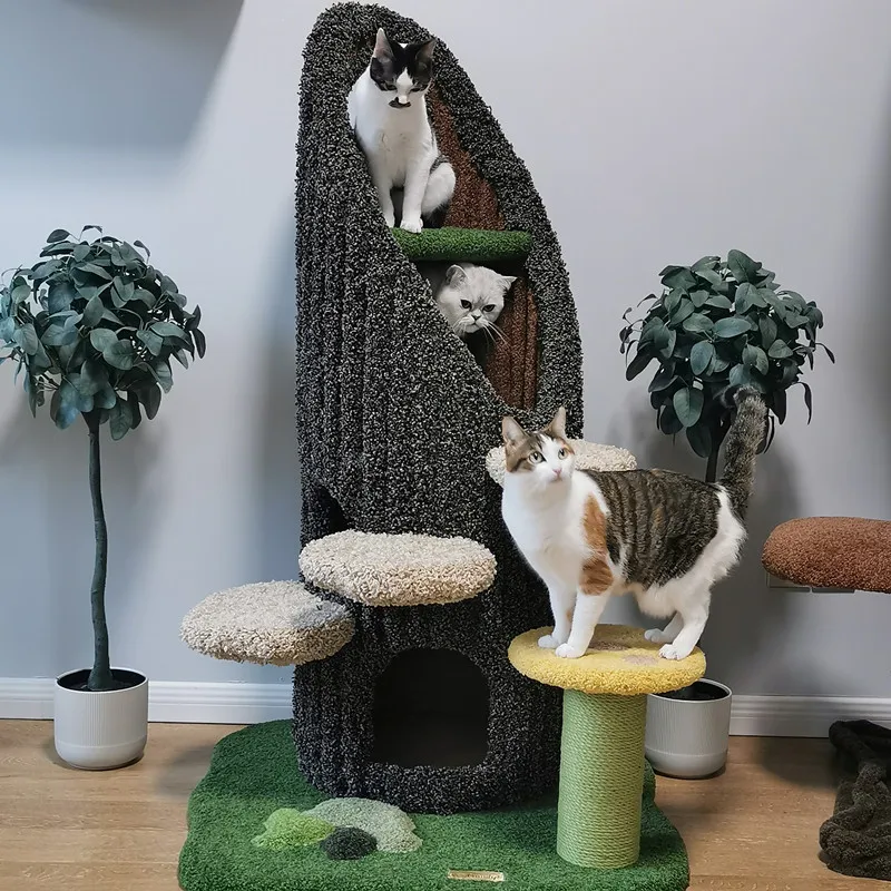 

GY Cat Climbing Frame Tree Hole Cat House Plush Cat Nest Cat Xianju Cat Tree Cat Castle