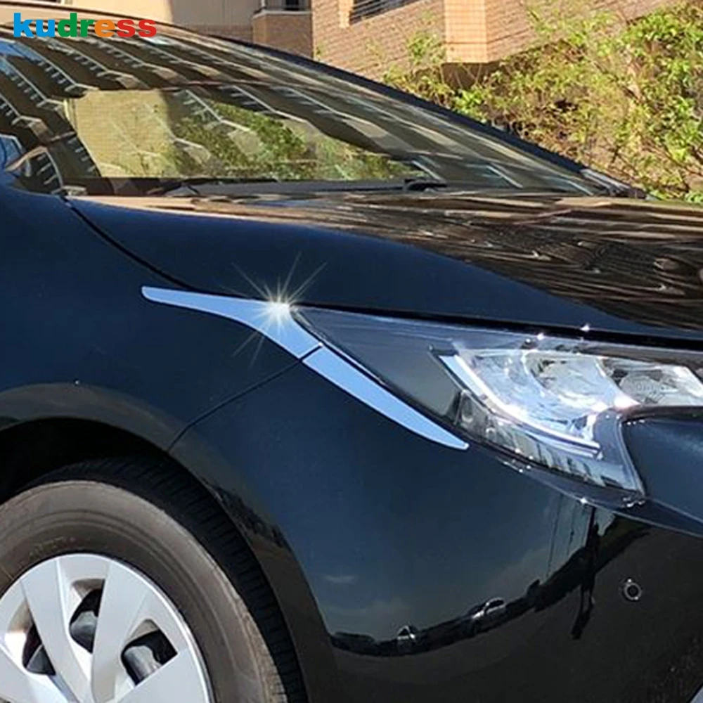 Для Toyota Corolla 2019 2020 хэтчбек серебристый передний светильник лампа для бровей
