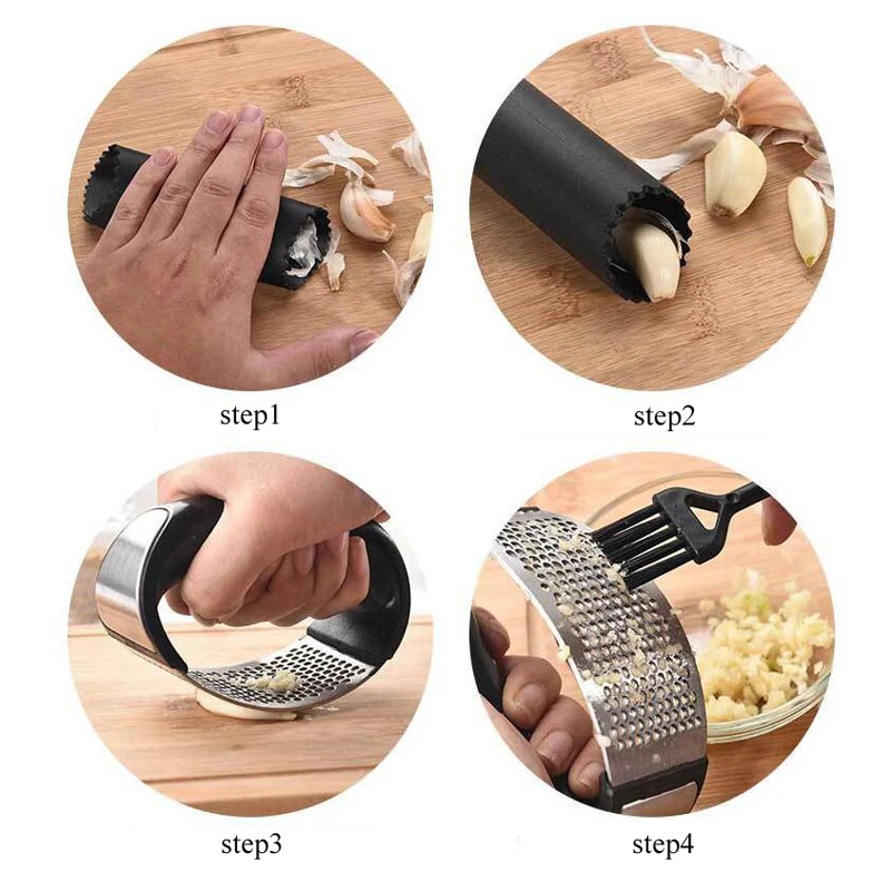 Многофункциональный ручной пресс для чеснока из нержавеющей стали| |