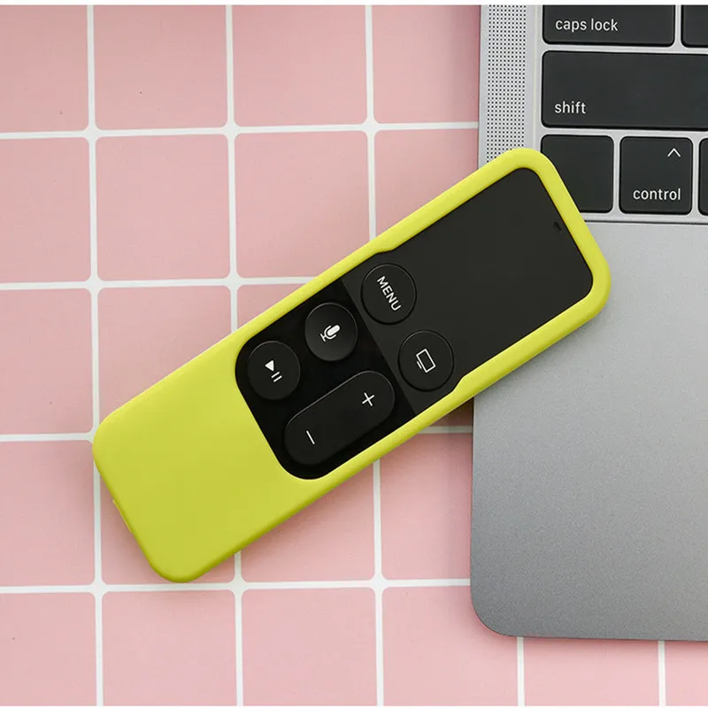 

1PCs Silicone Protective Case Cover Skin for Apple TV 4 Remote Control Colorful Dust-proof Waterproof Anti-fall Dust Cover