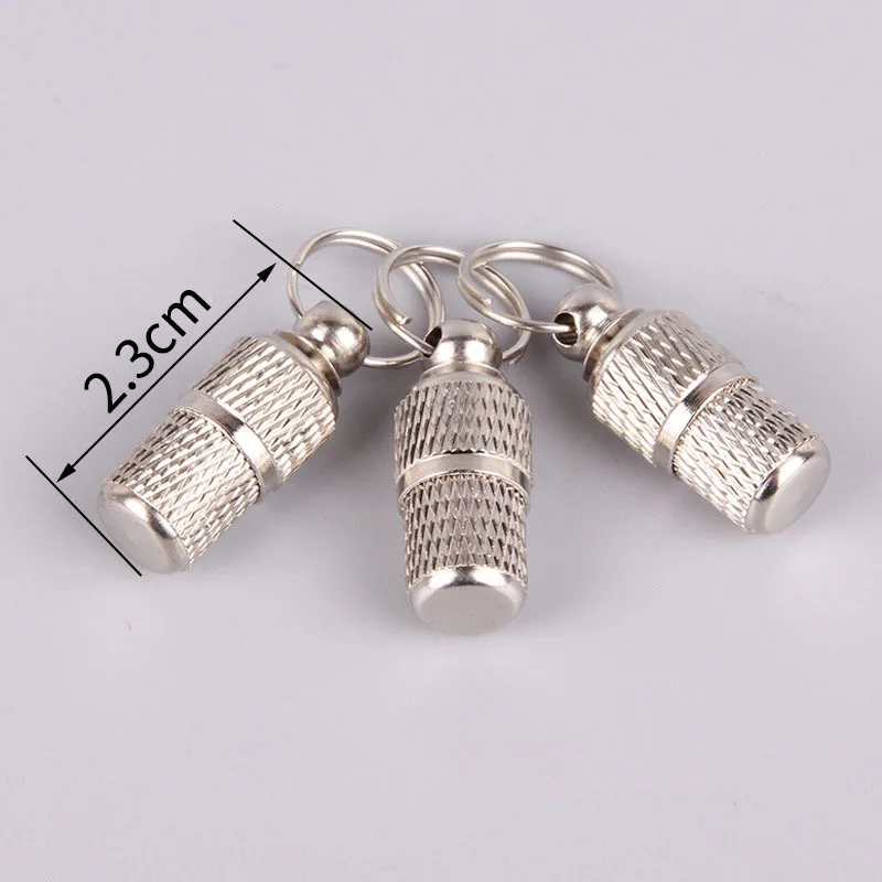 1 шт. серебристая идентификационная трубка для собак и кошек 23 х10 мм|Аксессуары