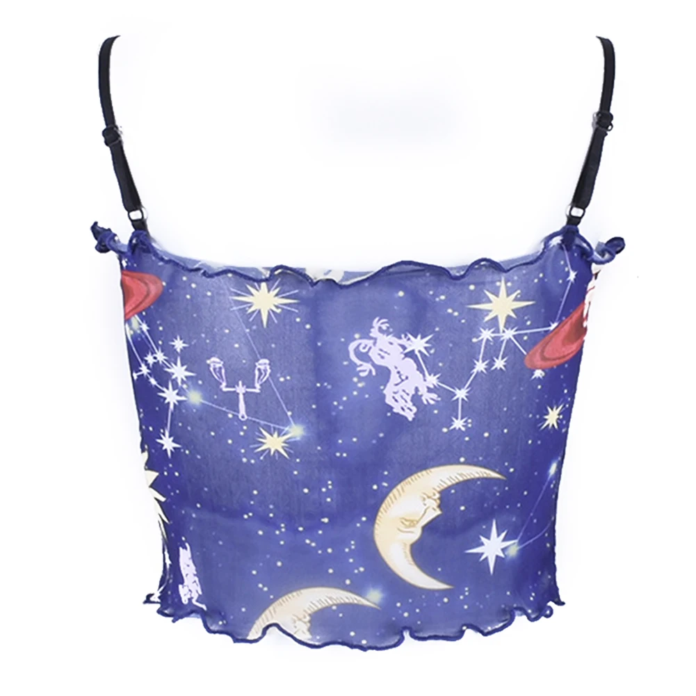 Сексуальные Повседневные Вечерние топы из полиэстера на бретельках женский