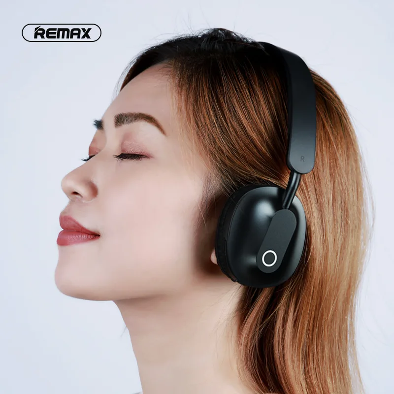 

Remax RB-300HB 550HB touch head wireless Bluetooth headset music fancier high quality AUX interface