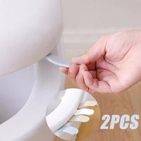 toilet seat cover sticking lifter handle avoid touching hygienic clean lifting sticker tool bathroom supply