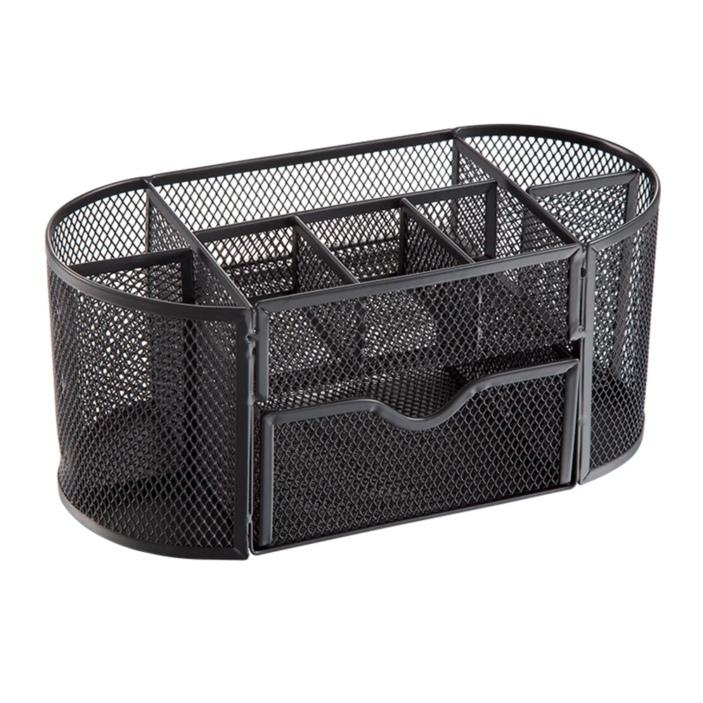 Комикс сетка Настольный органайзер металлическая ручка контейнер эллипс B2001 |