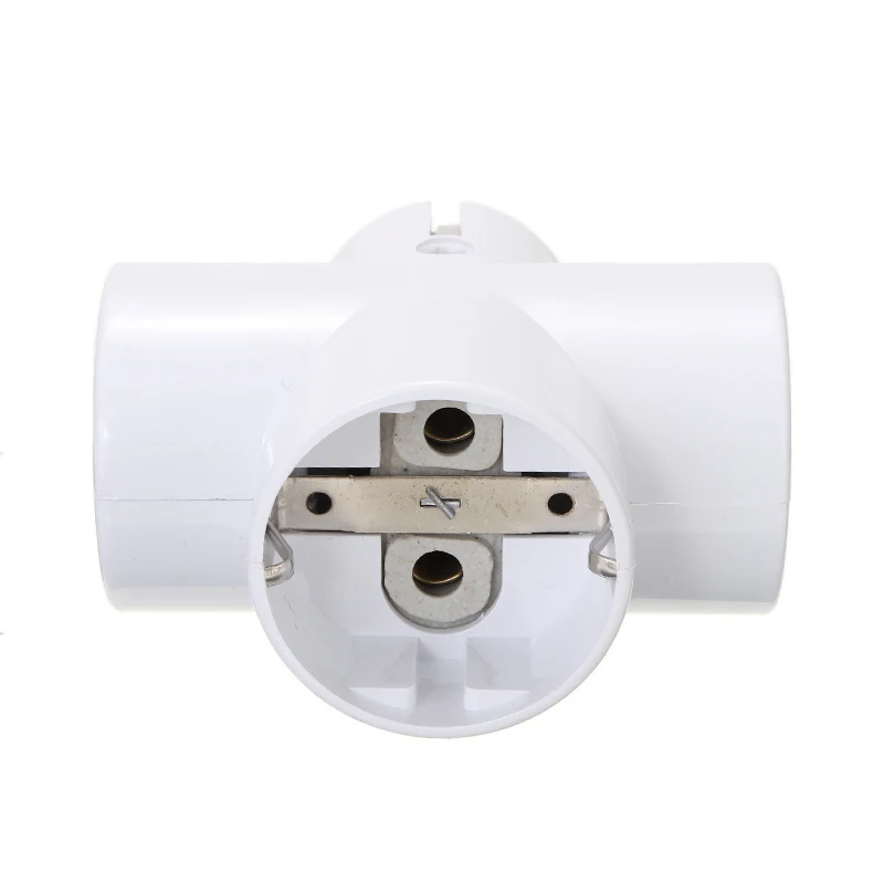 1 шт. прочный ABS стандарт ЕС несколько розеток питания Белый Мульти-разъем 3-way