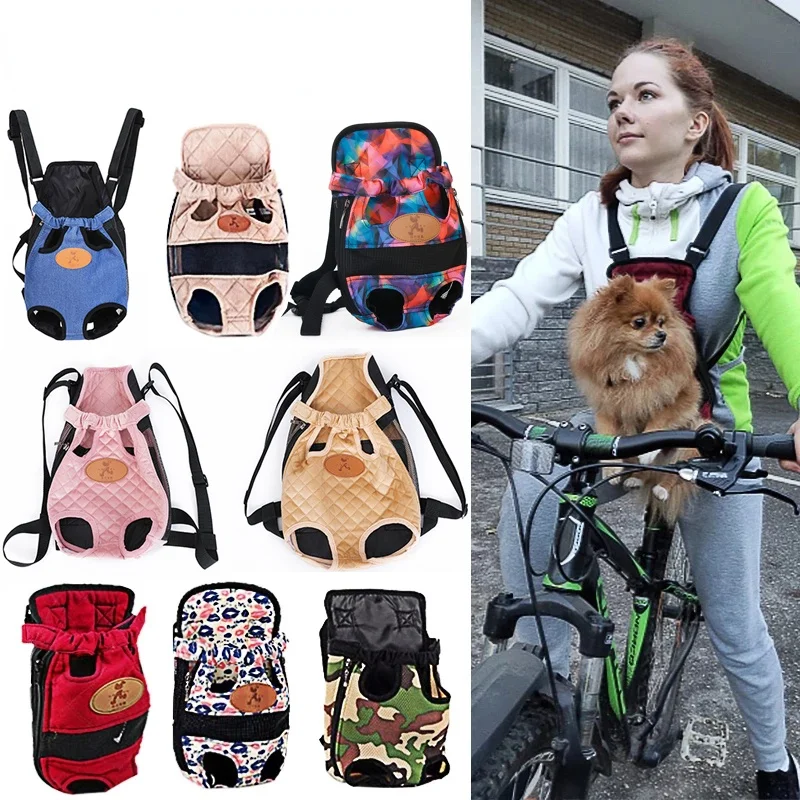 

Carrier for Dogs Pet Dog Carrier Backpack Mesh Outdoor Travel Products Breathable Shoulder Handle Bags for Small Dog Cats