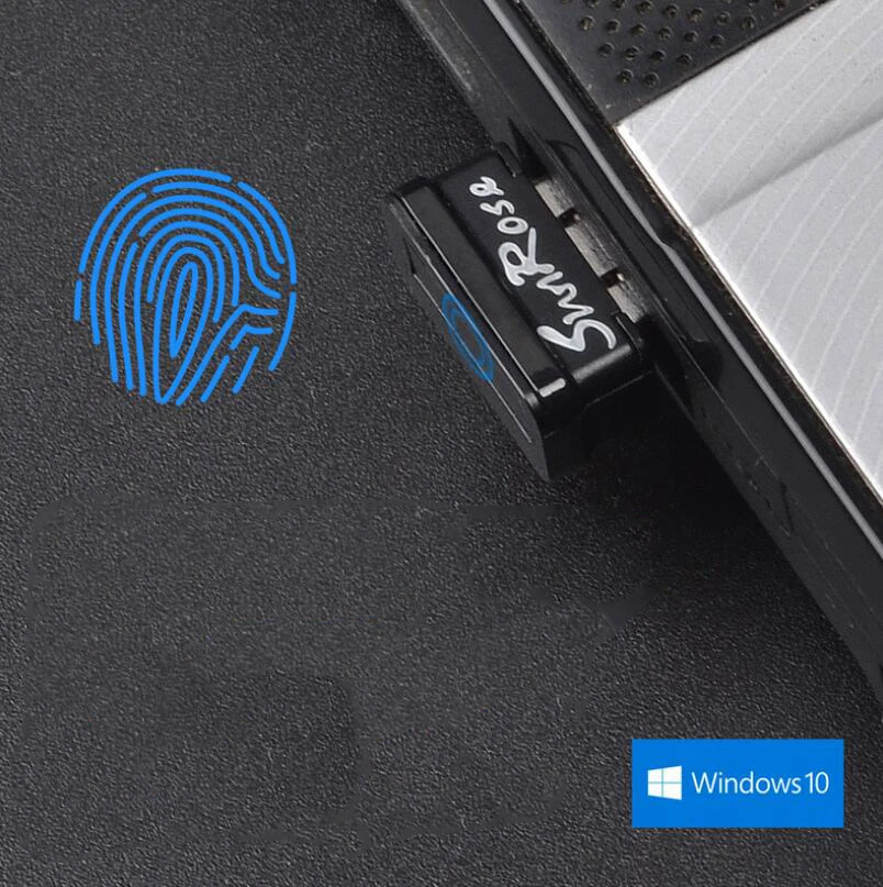 

2021 New USB Fingerprint Recognition Login Device Win10 Notebook Desktop All-In-One Encryption Unlock