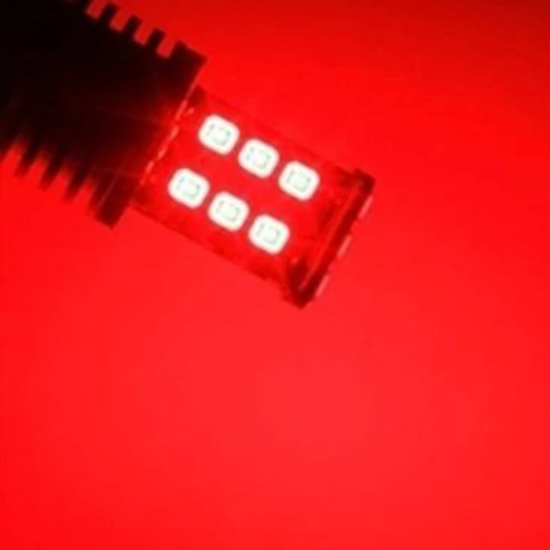Red LED Set Car 12V 2pcs 1157 15 2835 15W Bulb Canbus for BAY15D Replace Stock | Автомобили и мотоциклы