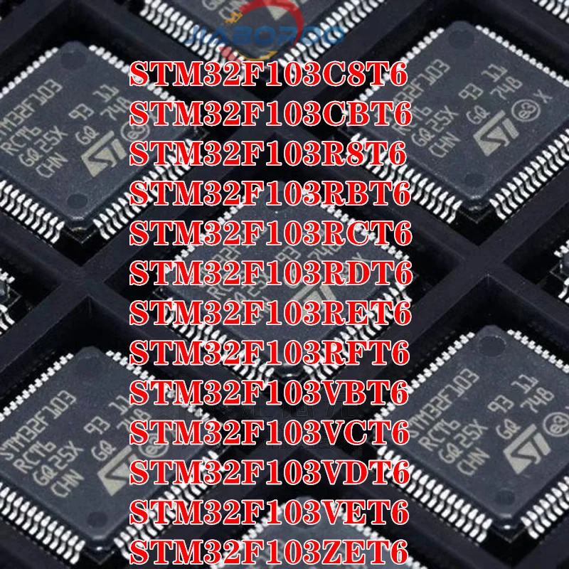 2 шт. STM32F103C8T6 STM32F103CBT6 STM32F103R8T6 STM32F103RBT6 STM32F103RCT6 STM32F103RDT6 STM32F103RET6 STM32F103RFT6 | Электронные