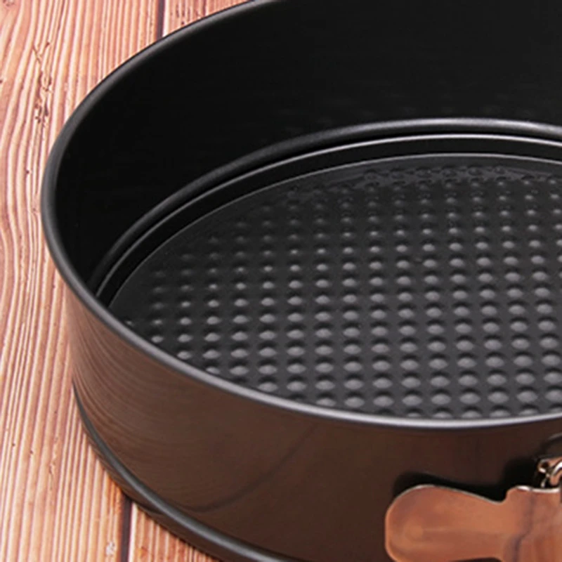 

Non-Stick Springform Pan,3 Pieces Cake Pan Bakeware Set Cake Mold for Cheesecake,Pizzas,Mousse with Removable Bottom