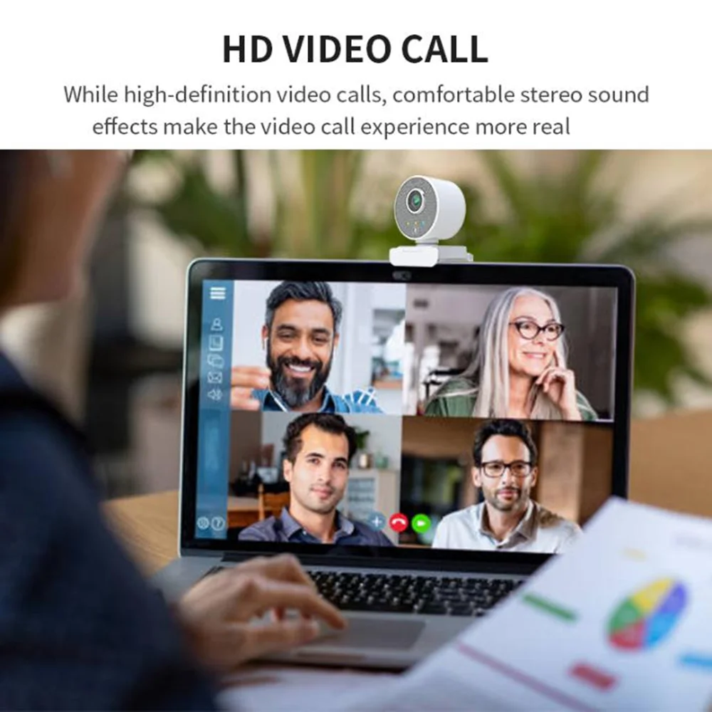 

Webcam AutoFocus Full HD 1080P Fill Light For PC Computer Laptop Video USB WebCam With Microphone