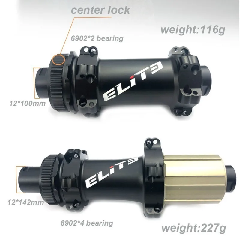 Elite PRO-DISC 700c Carbon Road Wheels Disc Bike YAn RD05 HUB 24-24 Holes Tubular Clincher Tubeless Ready Road Bicycle Wheel