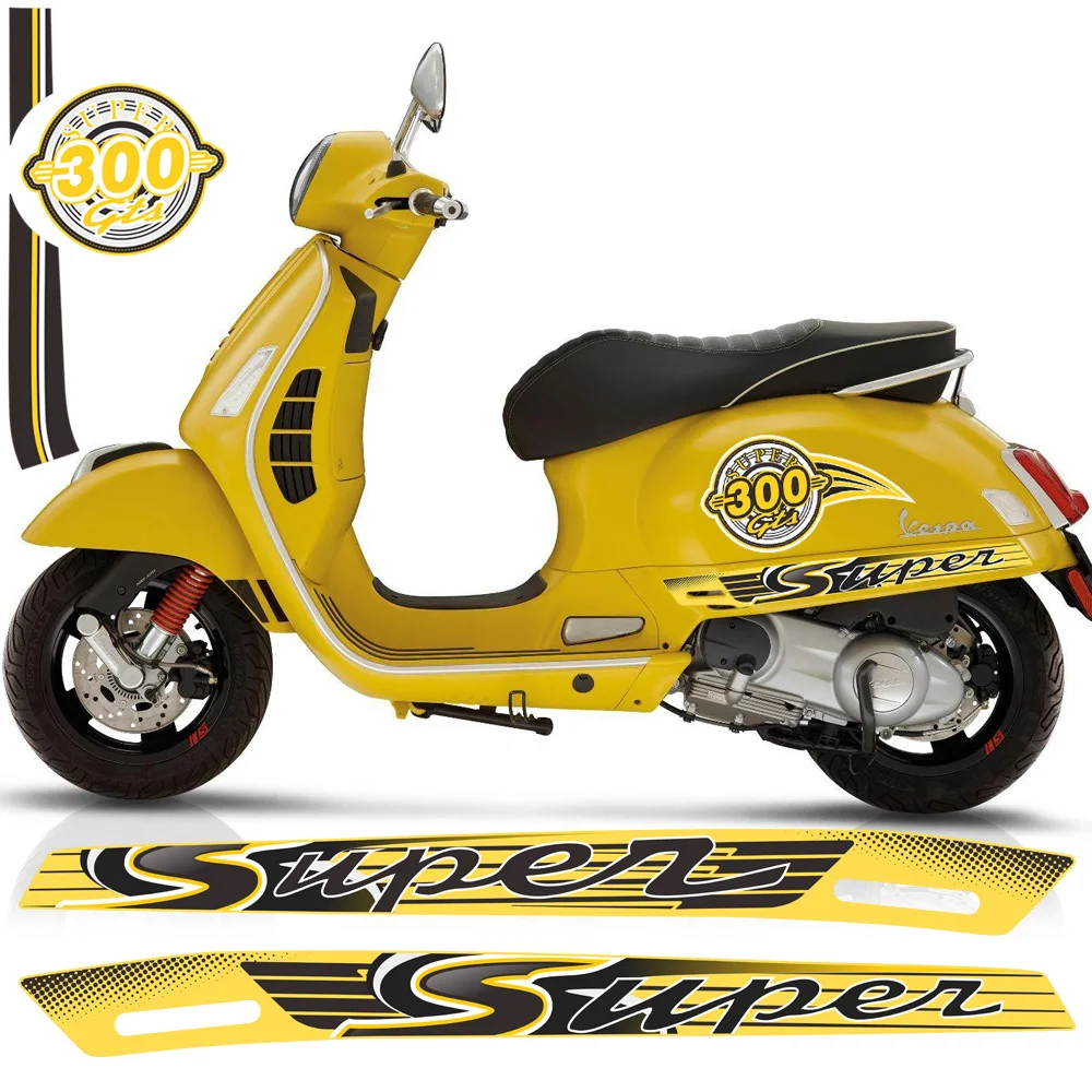 

Motorcycle Sticker GTS 300 Body Shell For PIAGGIO VESPA GTS SUPER 300 GTS300 Sport Decal Paster Film Moto Sticker