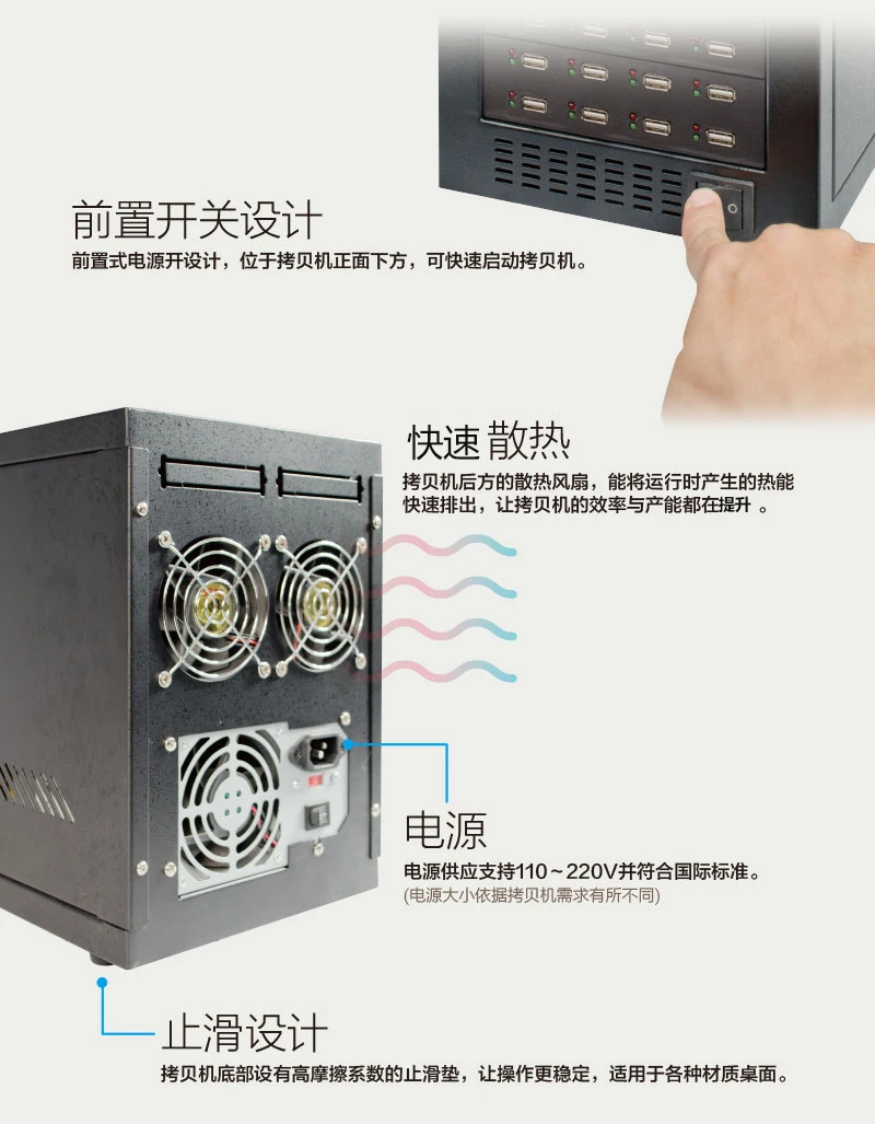 Factory Price 32 Ports Super Speed USB Flash Drive Duplicator USB Flash Memory Copier