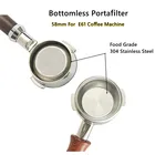 Переносная корзина из нержавеющей стали 304 с фильтром 58 мм для кофемашины Rocketэпобар E61, универсальная бариста из красного дерева