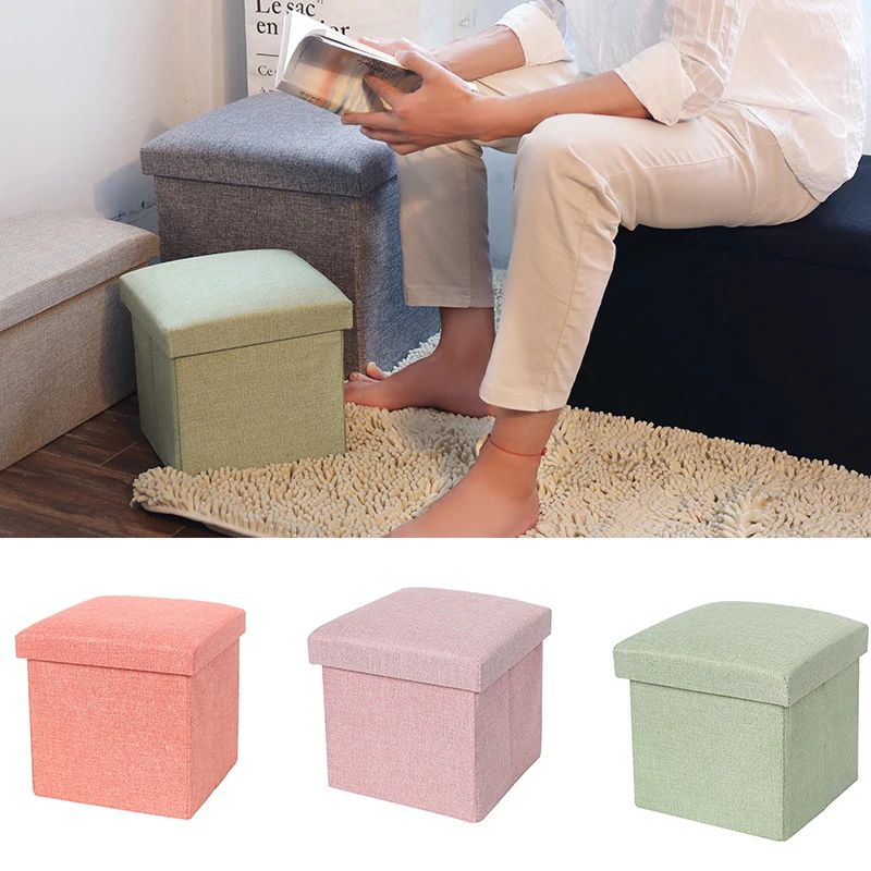 

Многофункциональный складной стул для ног из хлопка и льна, компактный, отлично подходит для дома, офиса, гостиной, MOWA889