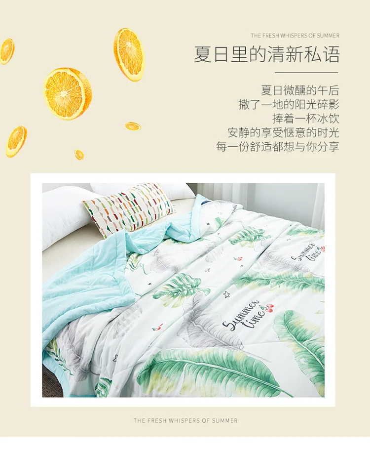 Popular summer washed cotton quilt quilted air conditioning quilt cool quilt thin quilt