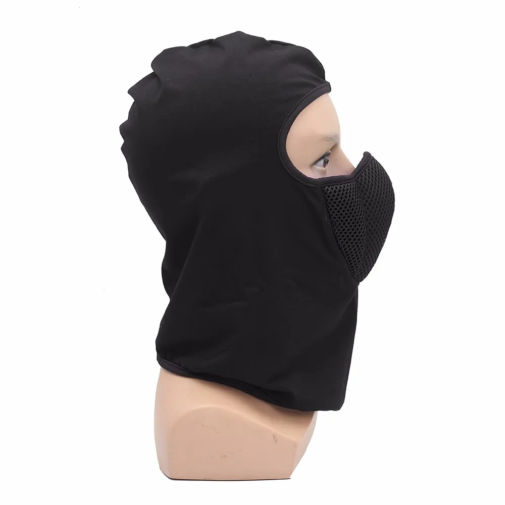 Черная зимняя Флисовая Балаклава маска на все лицо термальная теплая