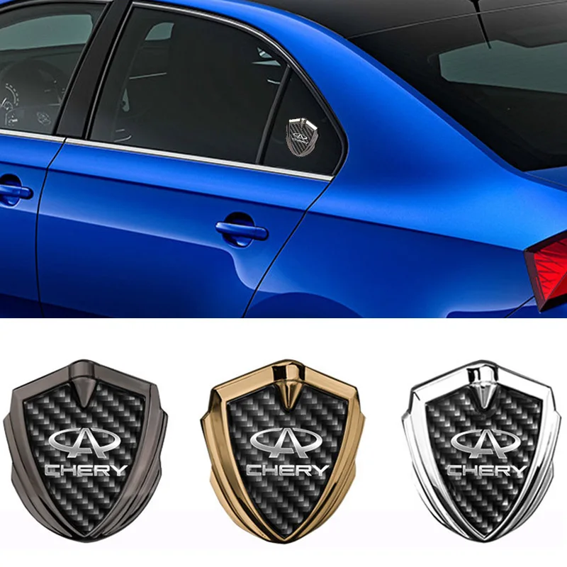

3D наклейка на автомобиль, эмблема кузова окна, значок, наклейки для Chery Logo A1 A3 A5 Fulwin Arrizo QQ Blossom Tiggo 2 3 5 7 8 3X 5X T11 Fora
