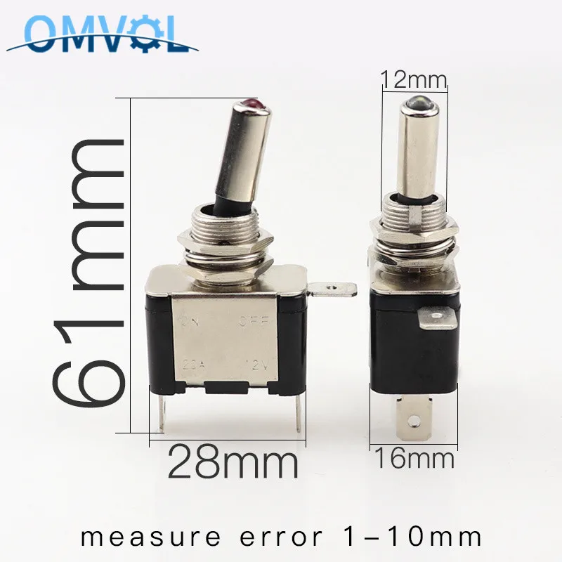 1 шт. светодиодная подсветка вкл/выкл тумблер переключатель Автомобильная Лодка