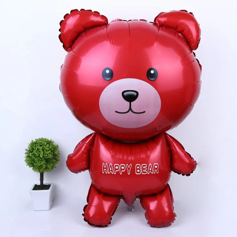 

Cartoon bear balloon children's toy aluminum foil balloon birthday party decoration balloon bear hydrogen balloon