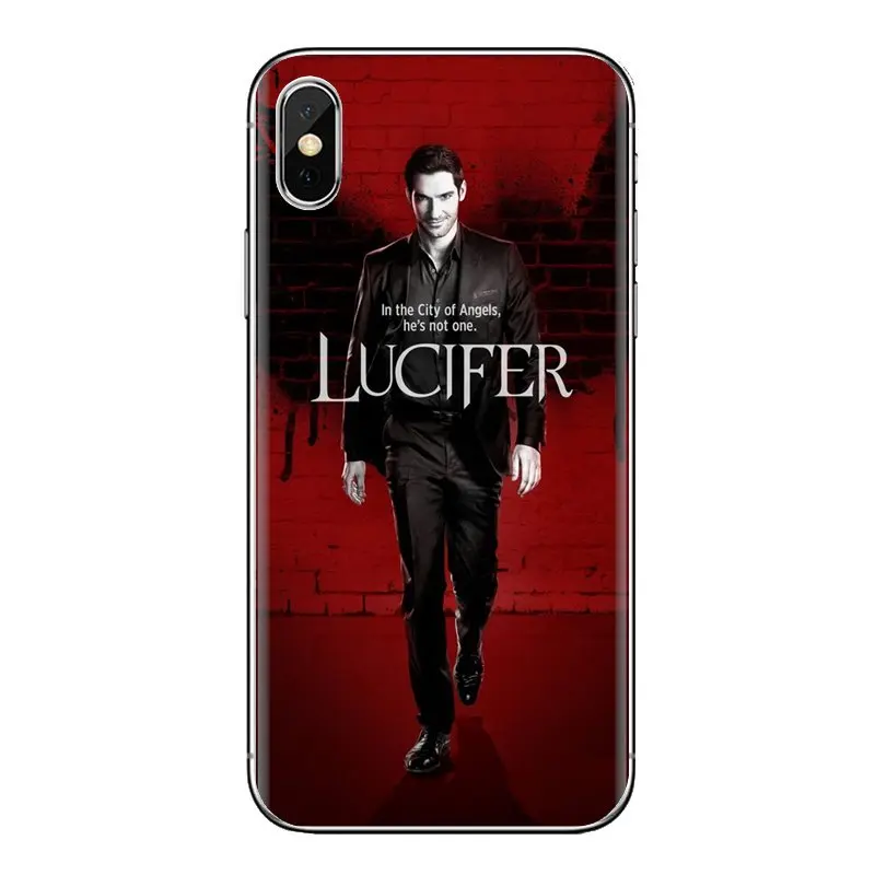 Силиконовый чехол сумка фильм Люцифер обои для iPhone XS Max XR X 4 4s 5 5S 5C SE 6 6S 7 8 Plus samsung