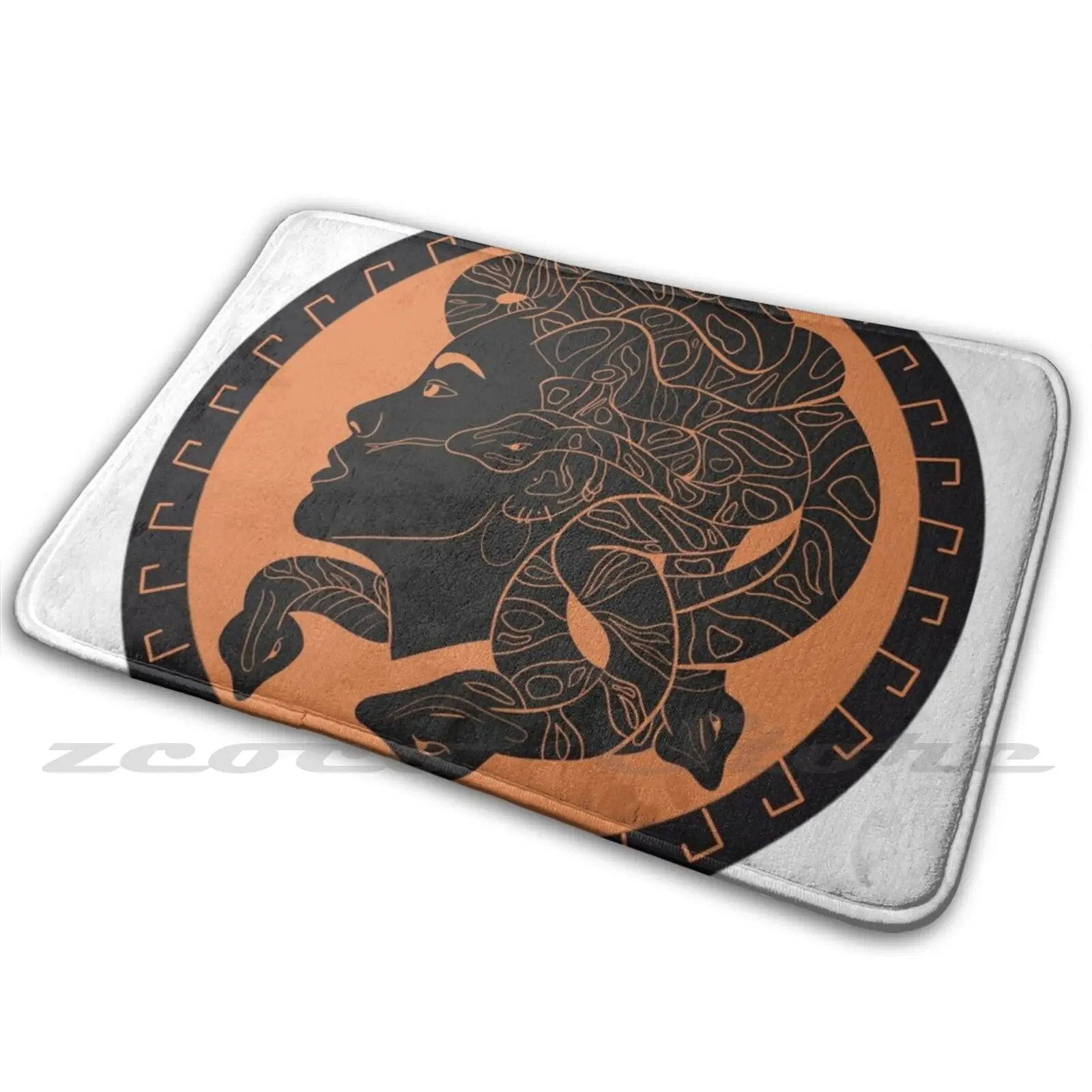 Коврик с водой нескользящий дверной коврик греческая мифология керамика Hercules Muses