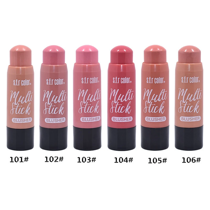 

2020 New Makeup Cream Blush Stick Face Makeup Shimmer Contour Cream Cheek Blusher Cosmetics Brighten Pink Blush Make Up