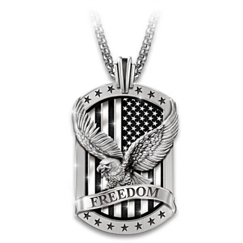 

Personality Vintage Punk Men's Fashion Eagle Shape Pendant Necklace Jewelry Accessories Best Gifts for Men