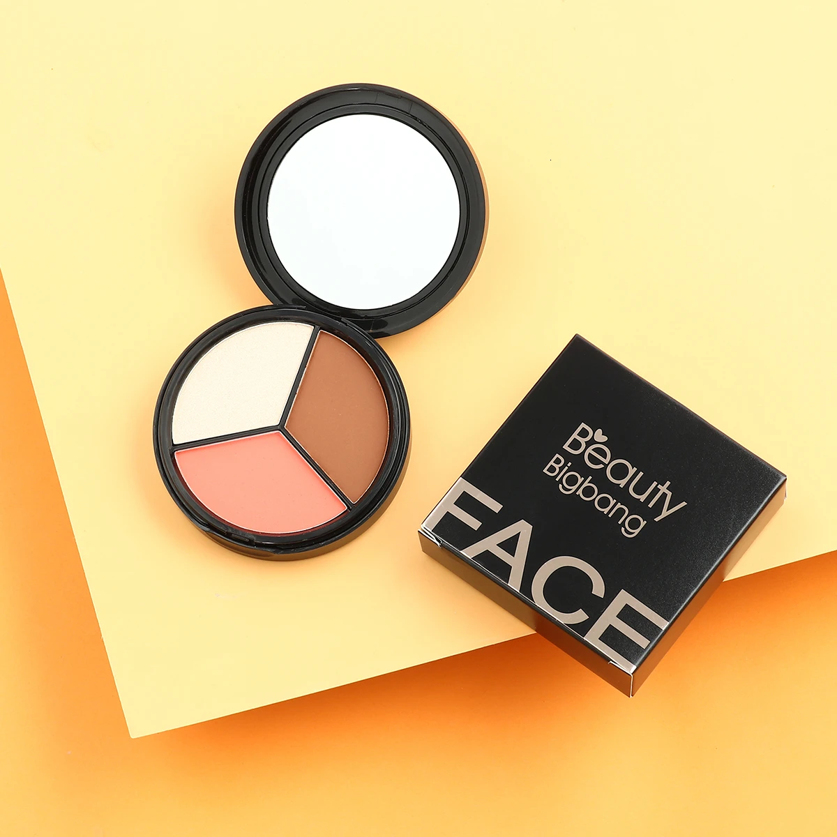 BeautyBigBang 3 вида цветов пудра для лица хайлайтеры Iluminador бронзатор макияж розовый