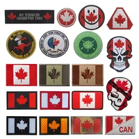 canada flag embroiderypvcir patch canadian maple leaf military patches fac controller tactical national embroidered badges