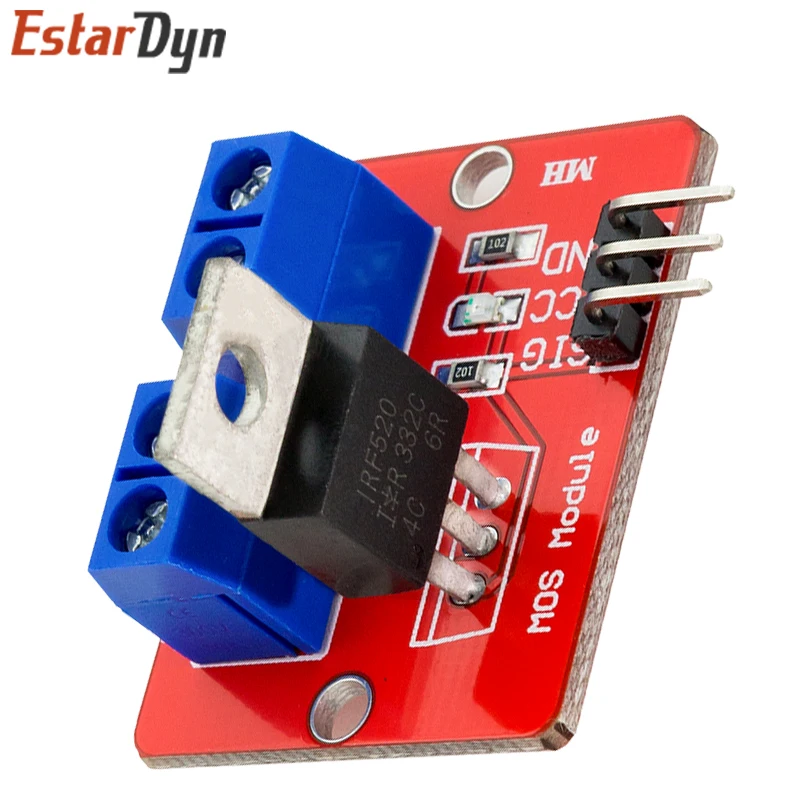 0-24V Топ Mosfet Кнопка IRF520 драйвер MOS модуль для Arduino MCU ARM Raspberry pi | Электронные