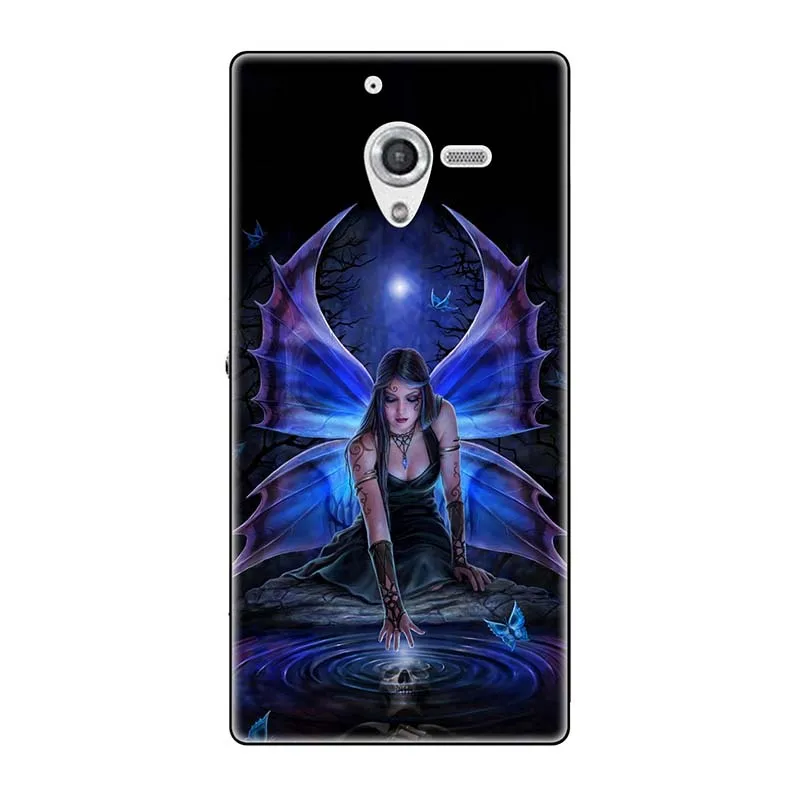 A184 Телефонные чехлы для sony Xperia ZL непосредственный сбыт из L35H C6502 C6503 C6506 5," чехол с принтом(розы); волк милый чехол-крышка с узорами чехол для телефона чехол Fundas Para - Цвет: A184
