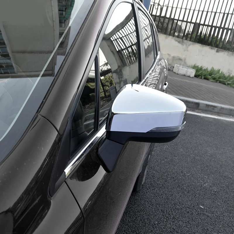 

Rearview Mirror Cover Side Wing Rear View Mirror Case Cover Glossy Black For Subaru Forester 2019 2020