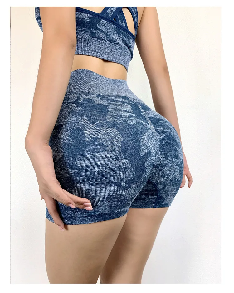 Леггинсы с завышенной талией и камуфляжным принтом для женщин джоггеры осенние