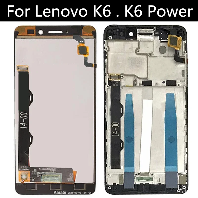 ЖК дисплей 5 0 дюйма для Lenovo K6 k33b36 k33b37 / Power K33a42 k33a4 сменный и сенсорный экран в
