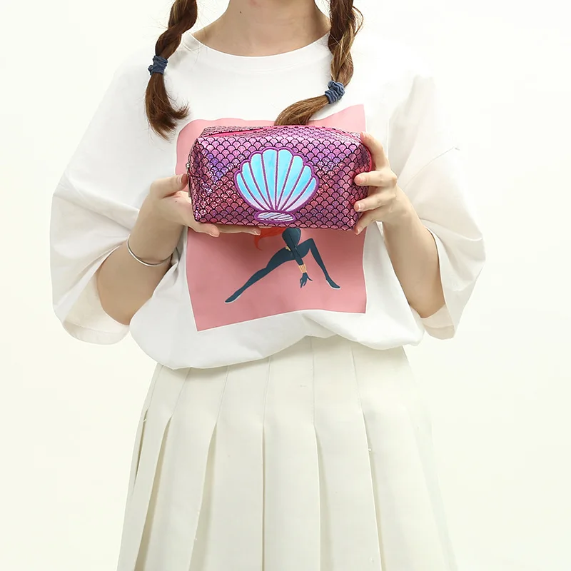 1 шт. кавайный чехол для карандаша Русалка лазерный подарок Хэлло Китти школьный